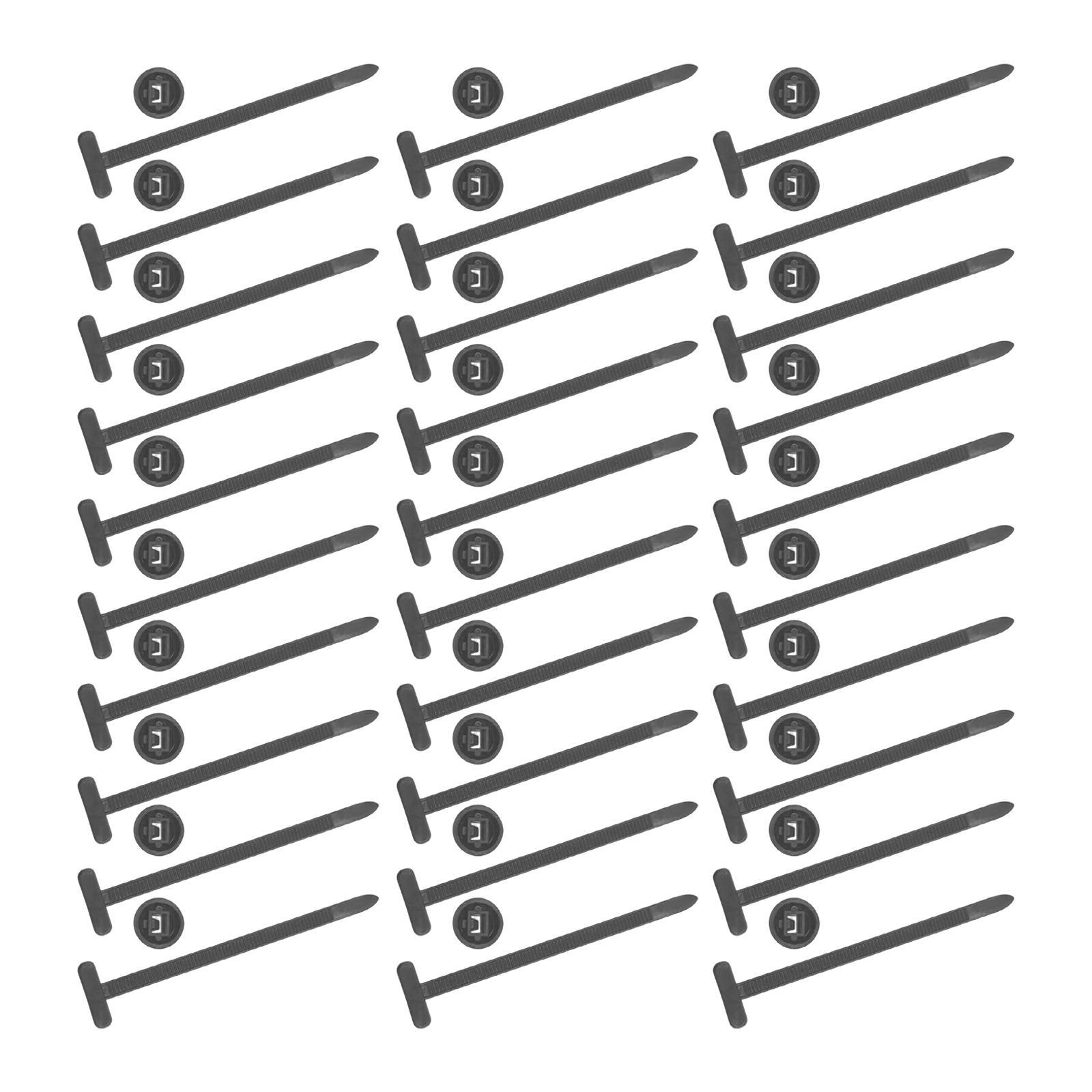 Magideal - Bridas Multifuncionales Para Cables, Clips De Fijación Para Guardabarros, Sujetadores De Paneles De Coche Para Uso Diario, Reparación De Automóviles, 30 Piezas