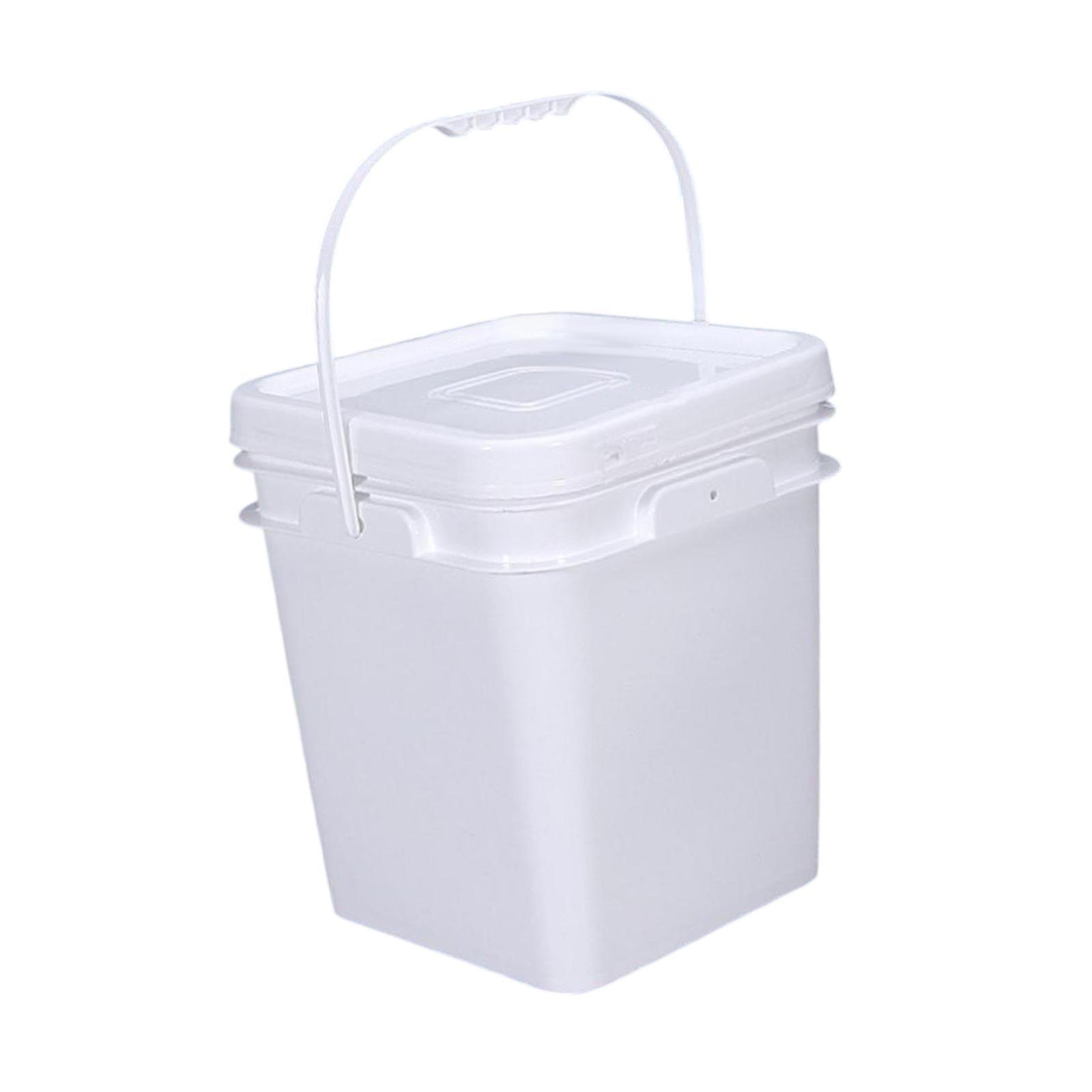 Bothyi - Cubo Cuadrado Para Almacenar Alimentos, Para Pintar, Agua, Manualidades Y Proyectos De Garaje