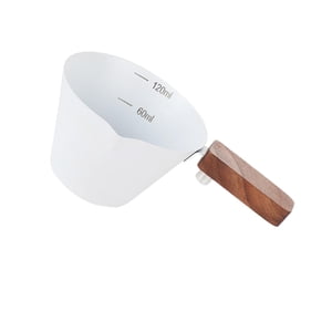 Bothyi - Taza De Acero Inoxidable Para Espresso, 120 Ml, Para Servir En Restaurantes, Panaderías, Color Blanco