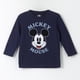 thumbnail image 1 of Polera Manga Larga Niño Mickey Mouse Azul Marino Disney, 1 of 3