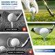 thumbnail image 5 of Tees de Golf Aleybloodes Paquete de 3 Ajustables 5,3‑7,3 cm, 5 of 6