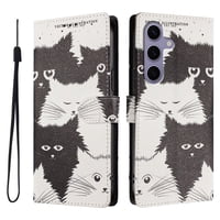 Foxdock Funda Tipo Cartera Para Samsung Galaxy S24 Fe Con Soporte Y Correa – Diseño De Patrones Lindos