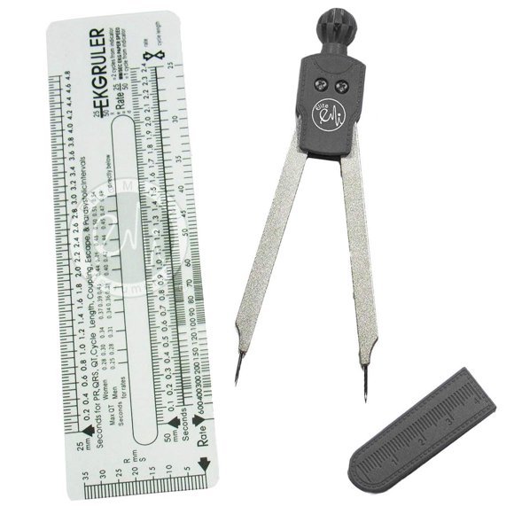 Juego de Calibrador y Regla EKG Scrubsmart