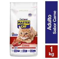 Alimento Seco Gato Adulto Sabor Carne Bolsa 1 Kg Master Cat