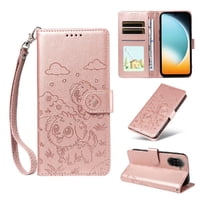 Funda Billetera Foxdock Compatible Con Xiaomi Redmi A5 4G, Diseño Perrito Tierno, Ranuras Para Tarjetas Y Soporte Plegable