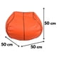 thumbnail image 2 of Pouf Pera Infantil Básquetbol Eco Cuero 50x50x50 cm, 2 of 2