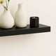 thumbnail image 2 of 2 Repisa Flotante Dormitorio Baño Estantes Pared Mdf 40x15cm negro, 2 of 10
