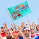 thumbnail image 4 of ¡Wombats en Acción! Bandera impresa con temática, regalo perfecto para fanáticos, amigos y familiares, y adecuada para actividades al aire libre e interiores, decoraciones de fiesta. 120*180CM, 4 of 6