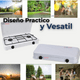 thumbnail image 2 of Cocina Encimera a Gas Licuado 2 Platos Cocinilla Blanco, 2 of 6
