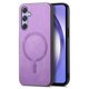thumbnail image 3 of Magnetic Slim Case for Samsung Galaxy A54 with Camera Guard & Anti-Scratch Back Purple, 3 of 5