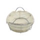 thumbnail image 1 of Panera Oval Chica 1 Pieza Metal Plateado, 1 of 1