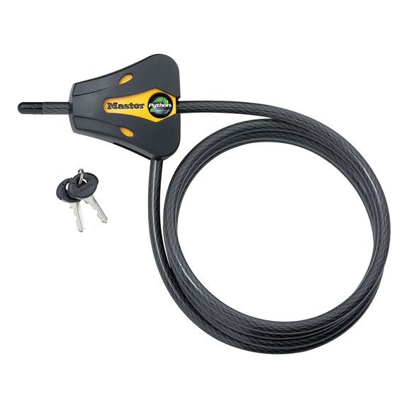 Cable Lock Master Lock 8419DPF Python con llave de 1,8 m