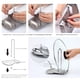 thumbnail image 4 of Organize Your Kitchen with our Stainless Steel Pot Cover Holder and Lid Rack Shelf - Free Punching Installation, Removable Shelf, and Drain Tray Bracket for Tabletop Convenience - Includes Soup Spoon, 4 of 5