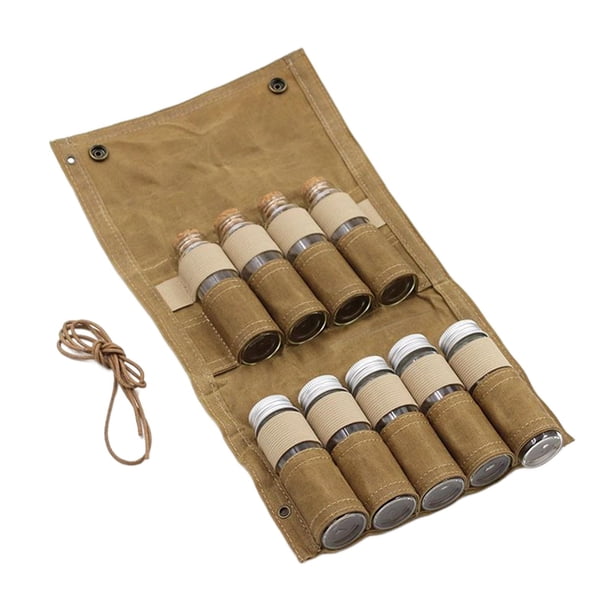 Caja De Lona Para Barbacoa, Conjunto De Mini Agujeros, Caja De Almacenamiento Para Exteriores, Utensilios De Cocina Para Viajes