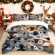 thumbnail image 1 of Penguin Doll Stitching Printed Quilt Cover Set Bedding Quilt Cover And Pillowcase Multi-Color Printing Suitable for Home And Guest, 1 of 1