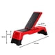 thumbnail image 2 of Banco Step Aeróbico Ajustable 2 en 1 para Fitness y Ejercicio, 2 of 3