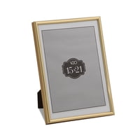 Vgo - Marco 10X15 En Plastico Metalizado Dorado