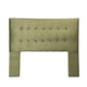 thumbnail image 1 of Respaldo Cama King Felpa Verde Oliva Sevilla CP, 1 of 2