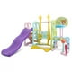 thumbnail image 1 of Resbalín Columpio Infantil 4 en 1 con Aro Básquet y Juego Pelota Multicolor, 1 of 3