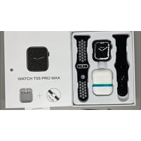 Genérico - Smart Watch T55 Pro Max Audifonos Inalambricos - Negro