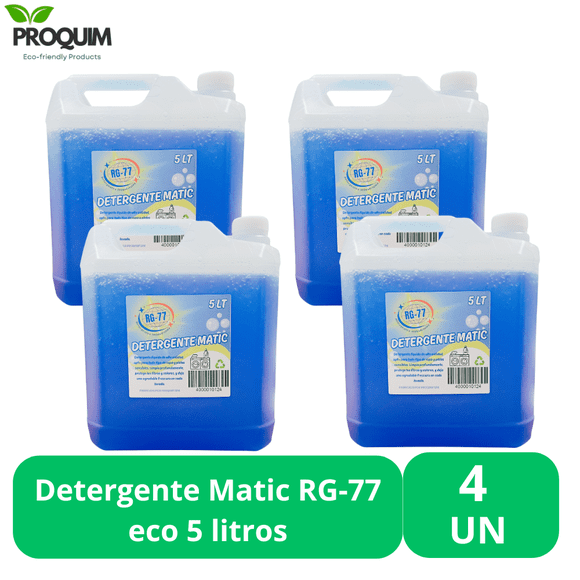 Detergente Matic RG-77 eco 5 litros 4 Unidades
