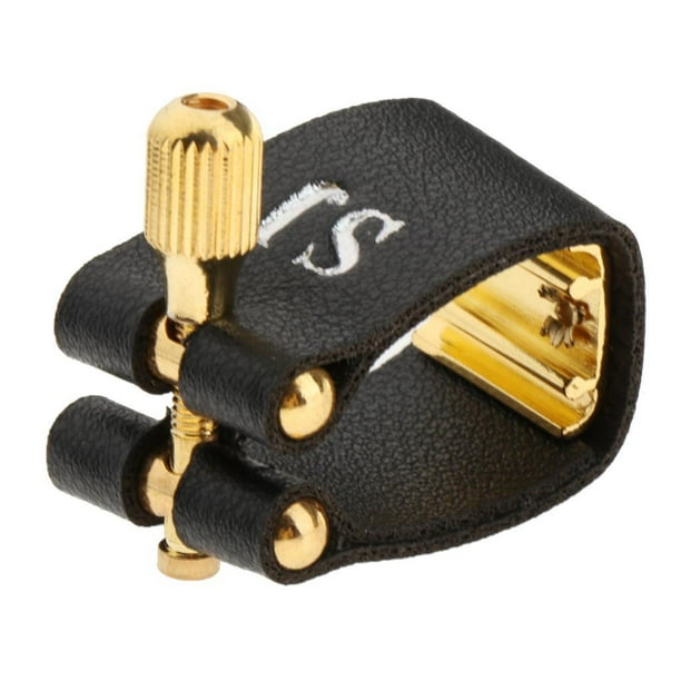 Sax Ligatures Cierre Duradero Compacto Para Instrumentos Musicales De Clarinete Sax Estilo 3