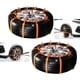 thumbnail image 1 of 10 cadenas de nieve universales antideslizantes para neumáticos, ajustables, para emergencias, para la mayoría de coches, camiones y SUV (2 unidades), 1 of 6