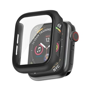 Genérico - Protector Carcasa Glass Para Apple Watch 45Mm Negro