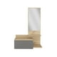 thumbnail image 4 of Mueble Recibidor Pared C/espejo 1 Cajon Fm-002c - Café Claro, 4 of 7