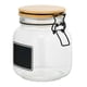 thumbnail image 2 of Canister Vidrio 1 Litro Tapa Bambú, 2 of 4