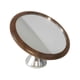 thumbnail image 3 of Espejo Shot Espresso Ajustable Base Madera 7cm Plata Nogal, 3 of 3