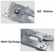 thumbnail image 5 of Conector de sofá seccional HOWDIA, paquete de 4 con tornillos, 5 of 9