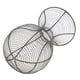 thumbnail image 3 of Sombrero de metal casco de casco de rack de pelo peluca soporte de visualización de almacenamiento de plata plata, 3 of 3