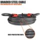 thumbnail image 4 of Cable de seguridad BV Heavy-Duty de 15 pies con 10 mm resistente a cortes, 4 of 8