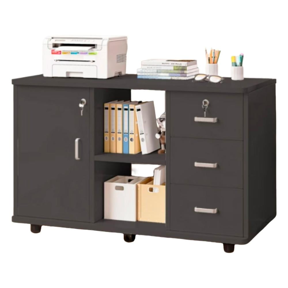 De Todo Y Más - Mueble De Oficina Cajonera Archivador Gabinete 90x59x34cm Chic Home