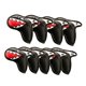thumbnail image 1 of 9x Shark Golf Iron Head Fundas Cuero PU Golf Club Headcovers Negro, 1 of 5