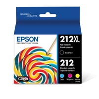 Paquete Combinado De Cartuchos De Tinta Epson 212 Claria De Alta Capacidad