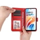 thumbnail image 3 of Funda tipo cartera FOXDOCK para OPPO A79 5G , diseño girasol en relieve, cuero PU, cierre magnético, soporte y tarjetero, 3 of 5
