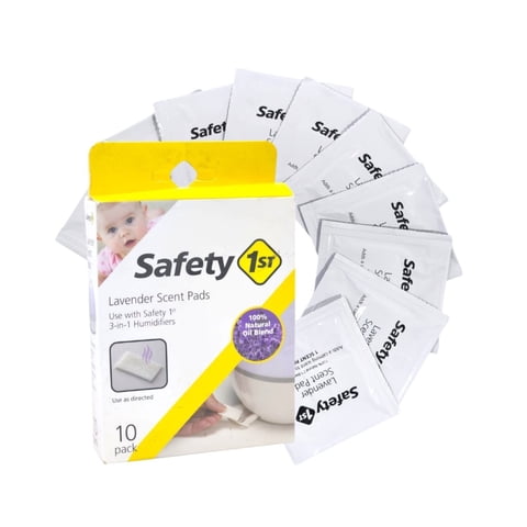 Safety 1St - 10 Pads Aromáticos De Lavanda 3 En 1 Safety Para Humificador