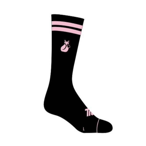 Calcetin Tilki Comfort Line Negro/Rosa Pack X3 Tenis Padel