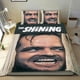 thumbnail image 1 of El Resplandor Conjunto de sábanas temático, trío de piezas, cómodo y amigable con la piel, diseño único, regalo de decoración para el hogar para familiares, amigos y fans,140cm *210cm, 1 of 6
