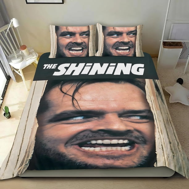 El Resplandor Conjunto de sábanas temático, trío de piezas, cómodo y amigable con la piel, diseño único, regalo de decoración para el hogar para familiares, amigos y fans,140cm *210cm
