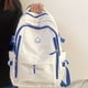 thumbnail image 1 of Trendy Bear Pattern Backpack, Simple Preppy Style School Bag, Versatile Travel Bookbag, 1 of 4