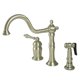 thumbnail image 2 of Grifo Kingston Brass KS1818ALBS de instalación amplia, níquel cepillado, 2 of 2