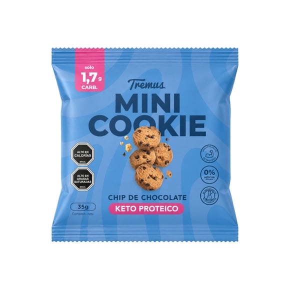 Cookies Chip de chocolate, 35 g, Tremus