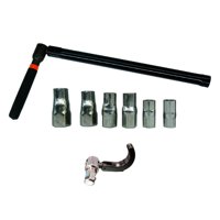 Magideal - Juego De Tuercas Traseras Para Fontanero, Herramienta De Instalación De Grifo, Reparación De Grifo, Llave De Tuerca Para Centro Comercial , 9 Mm A 17 9 Mm A 17 Mm