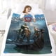 thumbnail image 5 of God of Wars anti-pilling, suave, ligera, esponjosa y acogedora de lujo para hogar y cocina – Perfecta para niños y adultos,120X80cm, 5 of 6