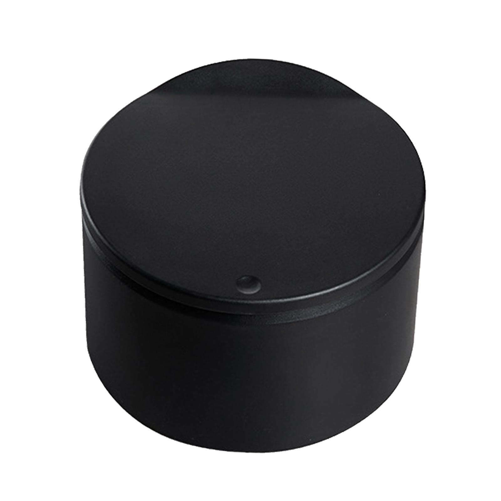 Bothyi - Papelera De Escritorio Moderna Para Escritorio De Oficina, Mesa De Café, Cocina, Color Negro