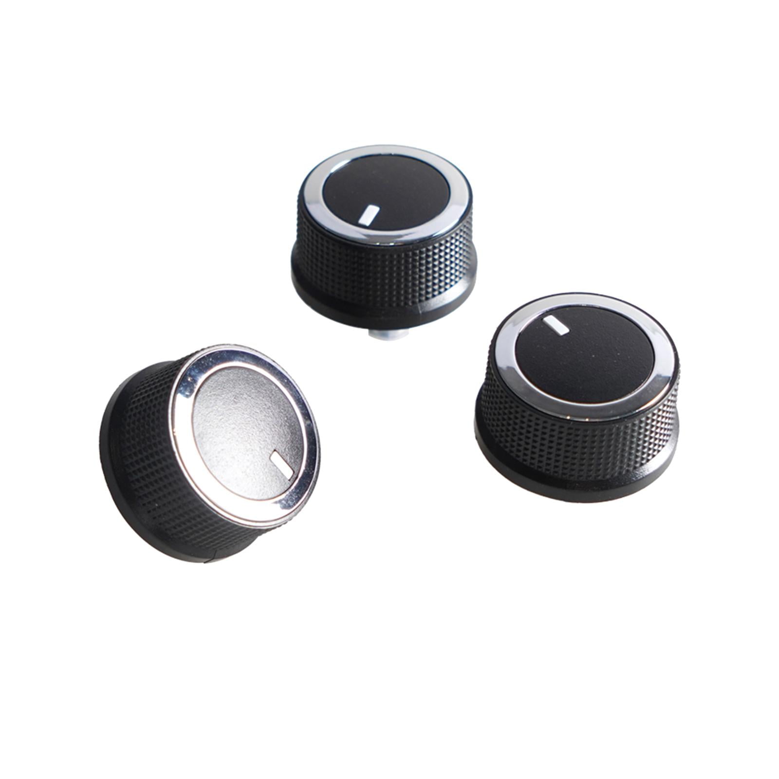 Magideal - Perilla De Control De Temperatura Del Aire Acondicionado Del Calentador De 3 Piezas 84141127 Componentes Repuestos Para Automóviles Montaje Fácil De