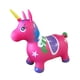 thumbnail image 5 of Unicornio Saltarín Inflable Con Sonido Fucsia, 5 of 6